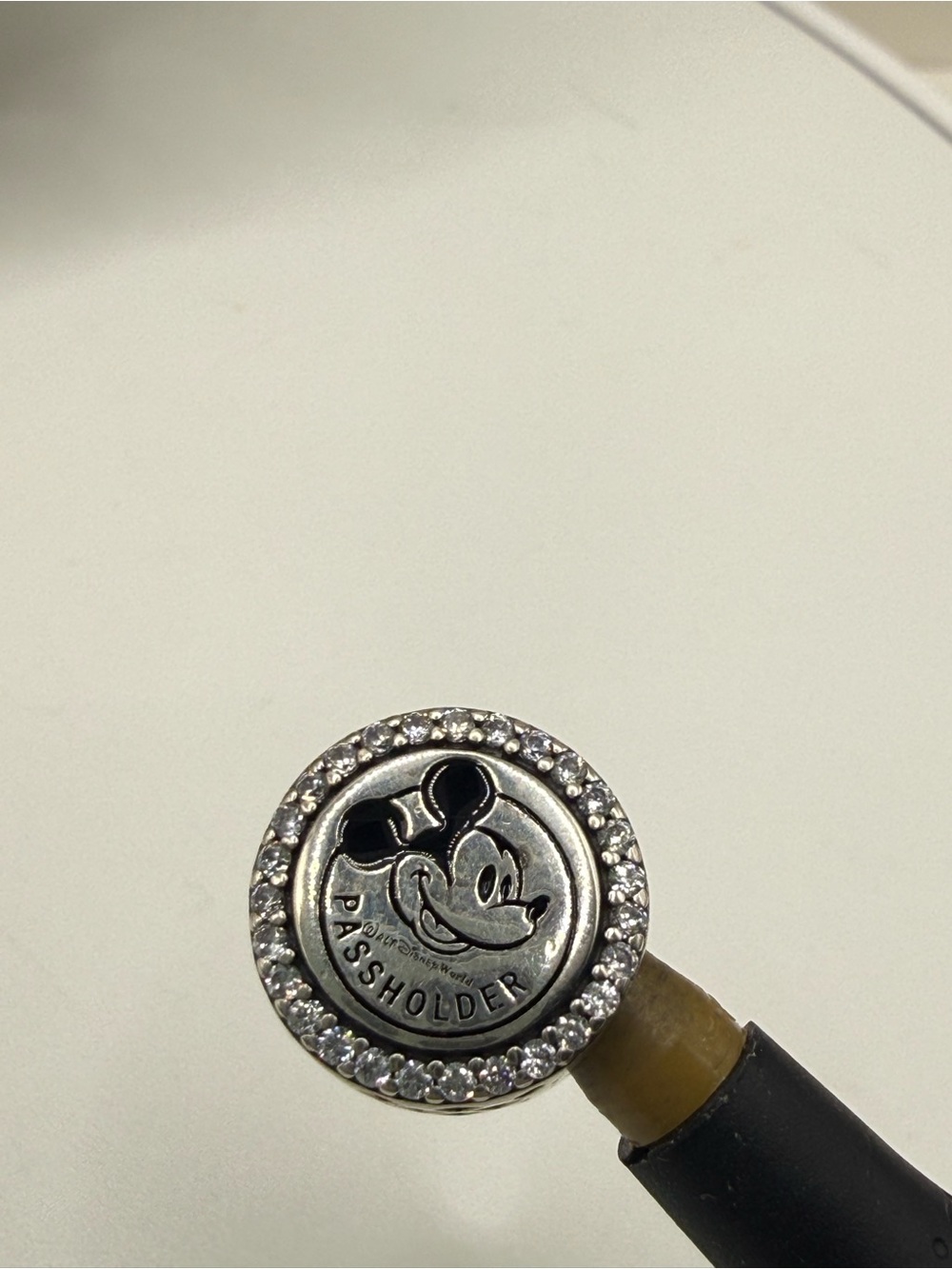 Pandora Mickey Official Passholder Castle Charm